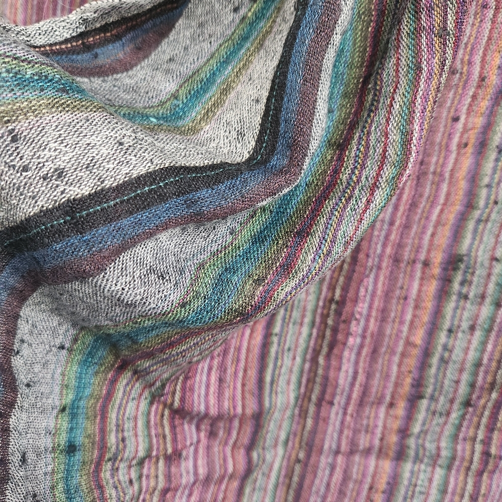 Multicolor Striped Scarf - Picture 2 of 4